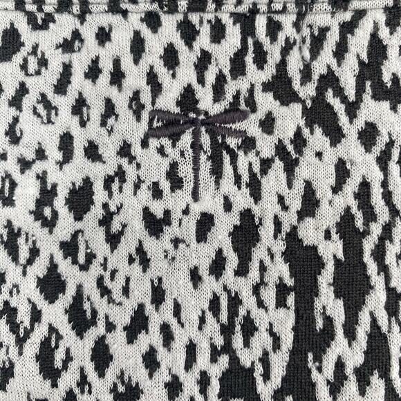 Tyler Boe Dress Women’s Small Snake Skin Print White & Gray Pleat Classic - Picture 9 of 10